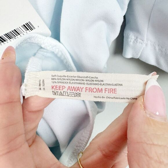 FREE PEOPLE | INTIMATELY NEW Somethin’ Bout You Blue Bodysuit Women’s Size Small - Picture 12 of 13